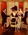 Albert B. Wenzell Idle Conversation painting